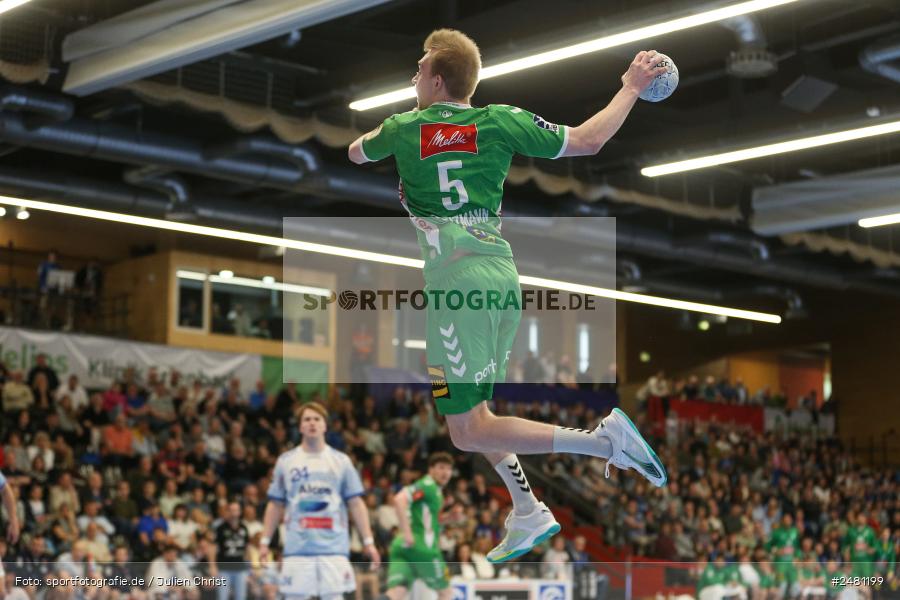 sport, action, Untermainhalle, TVG, TV Großwallstadt, Handball, GWD Minden, GWD, Elsenfeld, 21.04.2025, 2. Handball-Bundesliga, 2. HBL - Bild-ID: 2481199