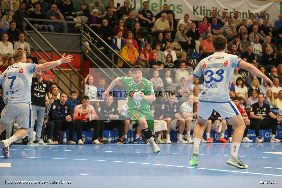 sport, action, Untermainhalle, TVG, TV Großwallstadt, Handball, GWD Minden, GWD, Elsenfeld, 21.04.2025, 2. Handball-Bundesliga, 2. HBL - Bild-ID: 2481204
