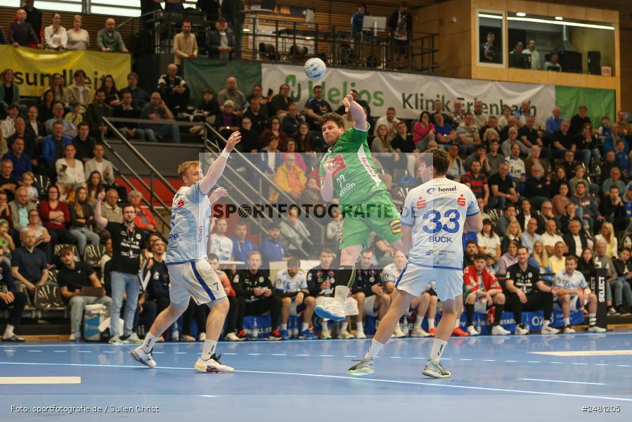 sport, action, Untermainhalle, TVG, TV Großwallstadt, Handball, GWD Minden, GWD, Elsenfeld, 21.04.2025, 2. Handball-Bundesliga, 2. HBL - Bild-ID: 2481205