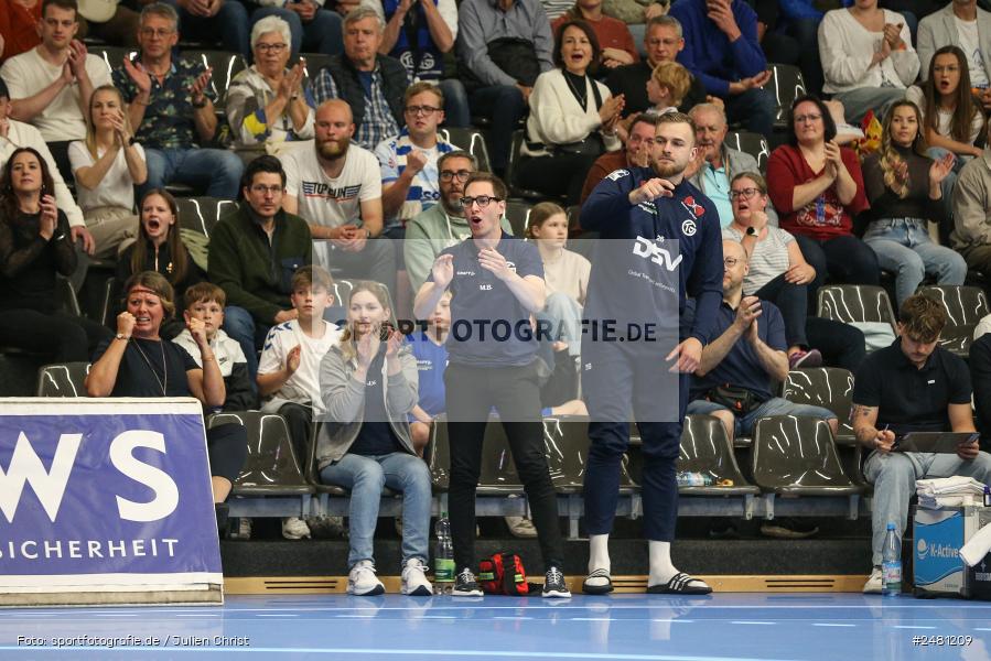 sport, action, Untermainhalle, TVG, TV Großwallstadt, Handball, GWD Minden, GWD, Elsenfeld, 21.04.2025, 2. Handball-Bundesliga, 2. HBL - Bild-ID: 2481209