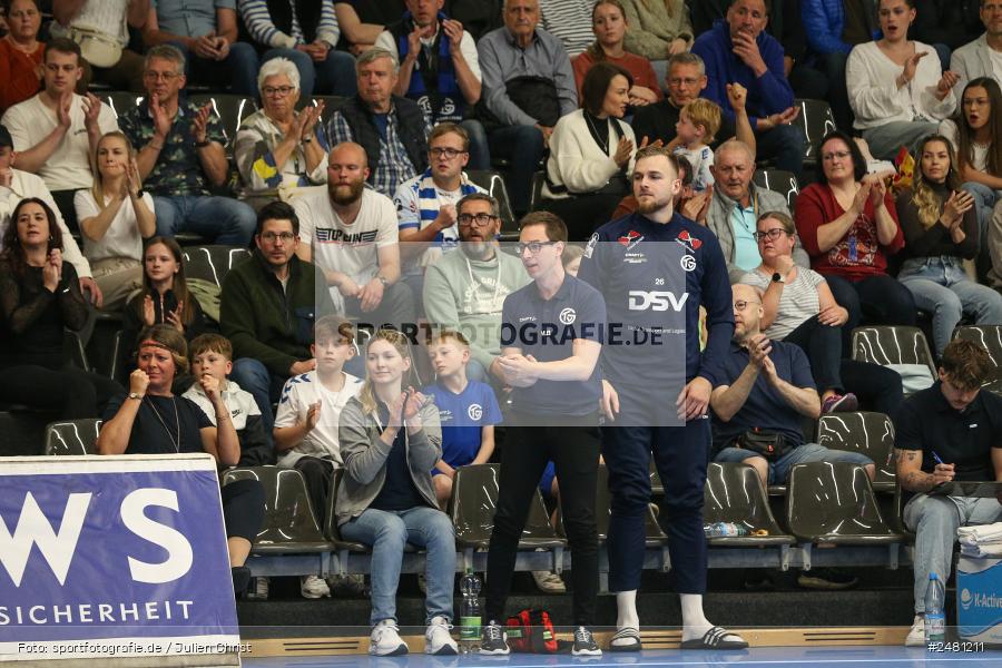 sport, action, Untermainhalle, TVG, TV Großwallstadt, Handball, GWD Minden, GWD, Elsenfeld, 21.04.2025, 2. Handball-Bundesliga, 2. HBL - Bild-ID: 2481211