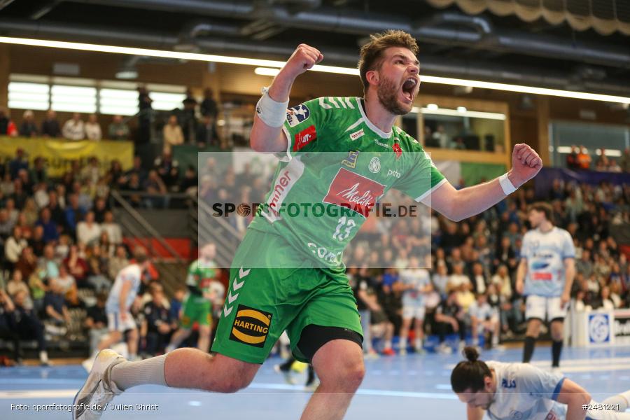 sport, action, Untermainhalle, TVG, TV Großwallstadt, Handball, GWD Minden, GWD, Elsenfeld, 21.04.2025, 2. Handball-Bundesliga, 2. HBL - Bild-ID: 2481221