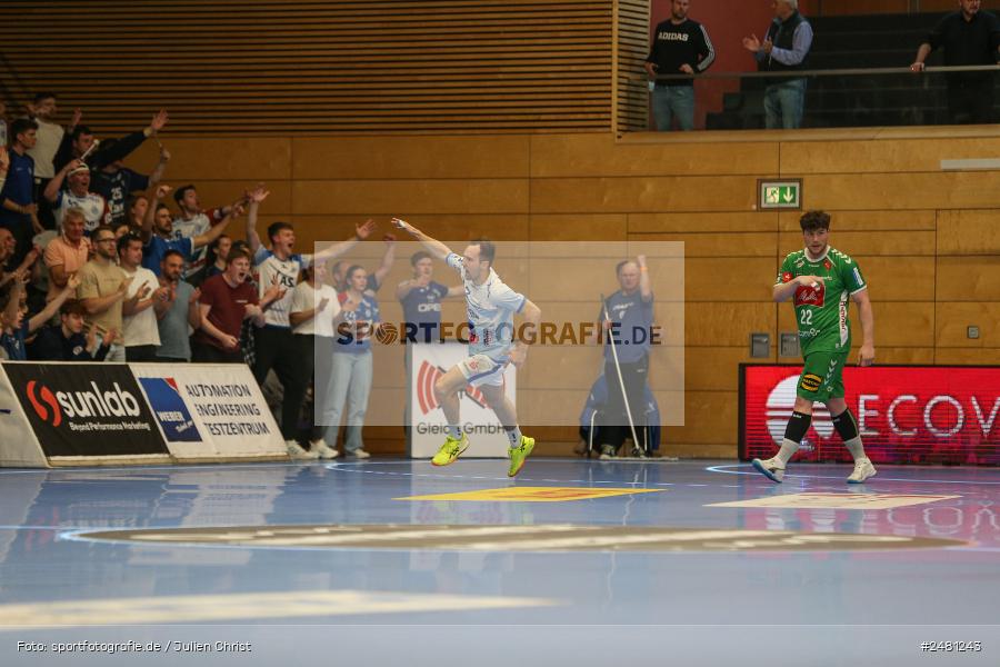 sport, action, Untermainhalle, TVG, TV Großwallstadt, Handball, GWD Minden, GWD, Elsenfeld, 21.04.2025, 2. Handball-Bundesliga, 2. HBL - Bild-ID: 2481243 sport, action, Untermainhalle, TVG, TV Großwallstadt, Handball, GWD Minden, GWD, Elsenfeld, 21.04.2025, 2. Handball-Bundesliga, 2. HBL - Bild-ID: 2481243