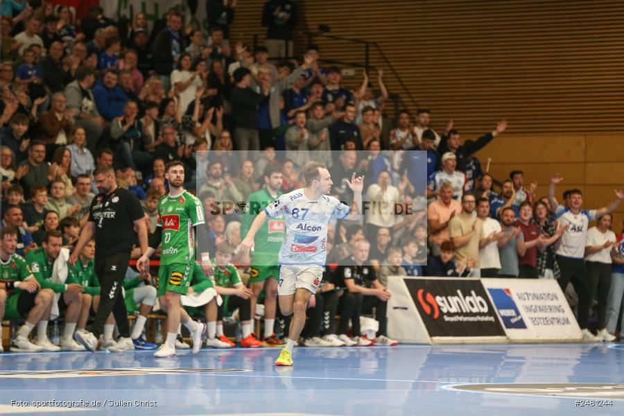 sport, action, Untermainhalle, TVG, TV Großwallstadt, Handball, GWD Minden, GWD, Elsenfeld, 21.04.2025, 2. Handball-Bundesliga, 2. HBL - Bild-ID: 2481244 sport, action, Untermainhalle, TVG, TV Großwallstadt, Handball, GWD Minden, GWD, Elsenfeld, 21.04.2025, 2. Handball-Bundesliga, 2. HBL - Bild-ID: 2481244