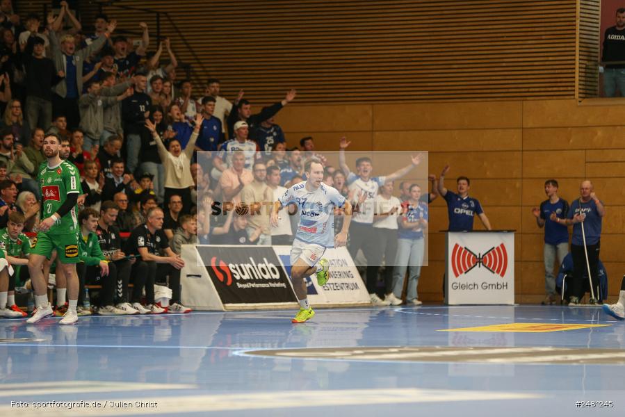 sport, action, Untermainhalle, TVG, TV Großwallstadt, Handball, GWD Minden, GWD, Elsenfeld, 21.04.2025, 2. Handball-Bundesliga, 2. HBL - Bild-ID: 2481245 sport, action, Untermainhalle, TVG, TV Großwallstadt, Handball, GWD Minden, GWD, Elsenfeld, 21.04.2025, 2. Handball-Bundesliga, 2. HBL - Bild-ID: 2481245