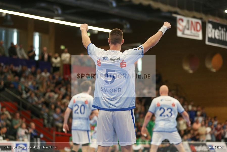 sport, action, Untermainhalle, TVG, TV Großwallstadt, Handball, GWD Minden, GWD, Elsenfeld, 21.04.2025, 2. Handball-Bundesliga, 2. HBL - Bild-ID: 2481248