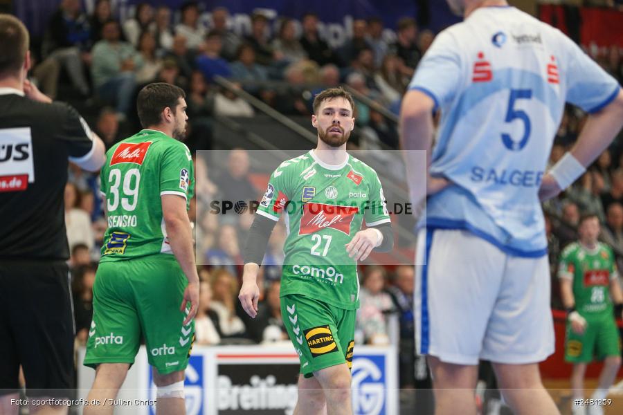 sport, action, Untermainhalle, TVG, TV Großwallstadt, Handball, GWD Minden, GWD, Elsenfeld, 21.04.2025, 2. Handball-Bundesliga, 2. HBL - Bild-ID: 2481259