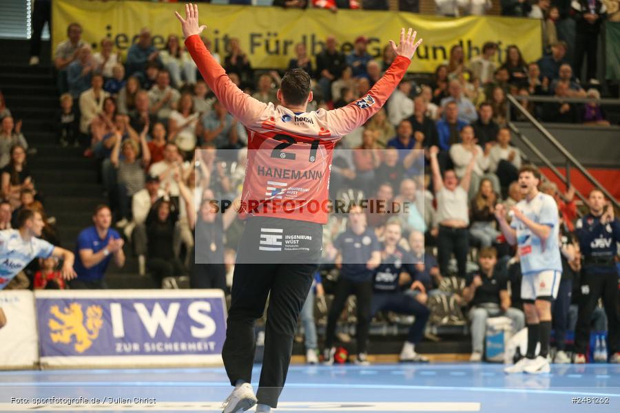 sport, action, Untermainhalle, TVG, TV Großwallstadt, Handball, GWD Minden, GWD, Elsenfeld, 21.04.2025, 2. Handball-Bundesliga, 2. HBL - Bild-ID: 2481262