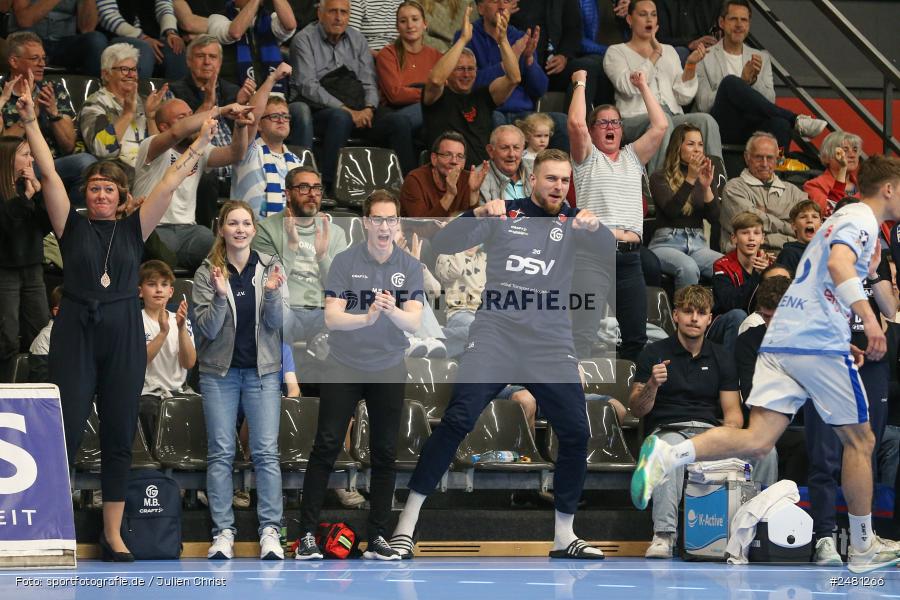 sport, action, Untermainhalle, TVG, TV Großwallstadt, Handball, GWD Minden, GWD, Elsenfeld, 21.04.2025, 2. Handball-Bundesliga, 2. HBL - Bild-ID: 2481266