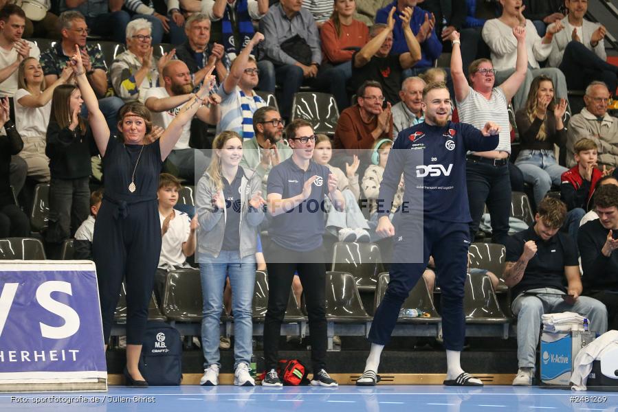 sport, action, Untermainhalle, TVG, TV Großwallstadt, Handball, GWD Minden, GWD, Elsenfeld, 21.04.2025, 2. Handball-Bundesliga, 2. HBL - Bild-ID: 2481269