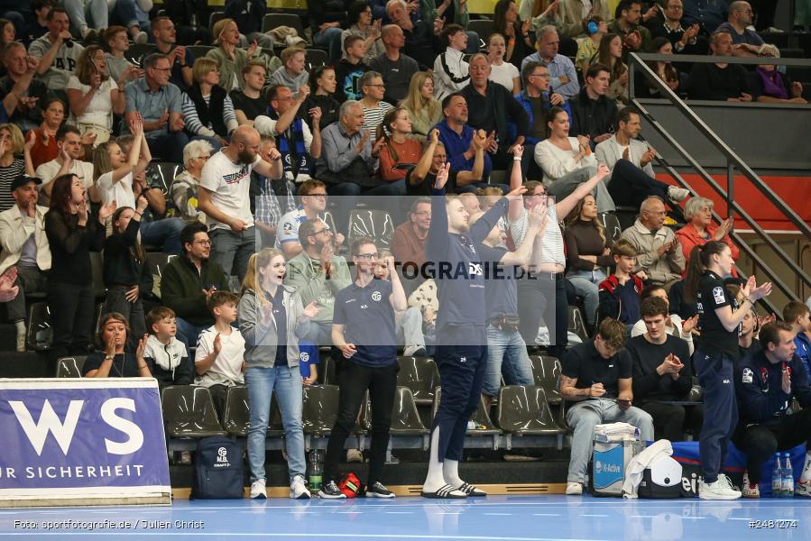 sport, action, Untermainhalle, TVG, TV Großwallstadt, Handball, GWD Minden, GWD, Elsenfeld, 21.04.2025, 2. Handball-Bundesliga, 2. HBL - Bild-ID: 2481274