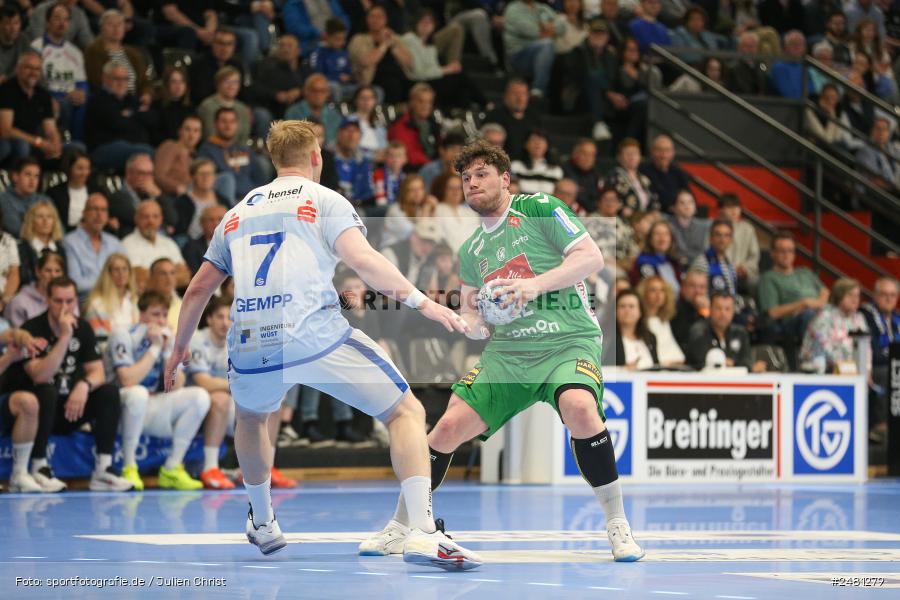 sport, action, Untermainhalle, TVG, TV Großwallstadt, Handball, GWD Minden, GWD, Elsenfeld, 21.04.2025, 2. Handball-Bundesliga, 2. HBL - Bild-ID: 2481279