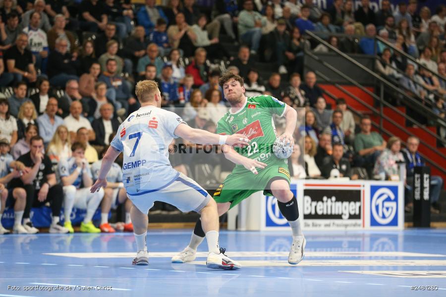 sport, action, Untermainhalle, TVG, TV Großwallstadt, Handball, GWD Minden, GWD, Elsenfeld, 21.04.2025, 2. Handball-Bundesliga, 2. HBL - Bild-ID: 2481280