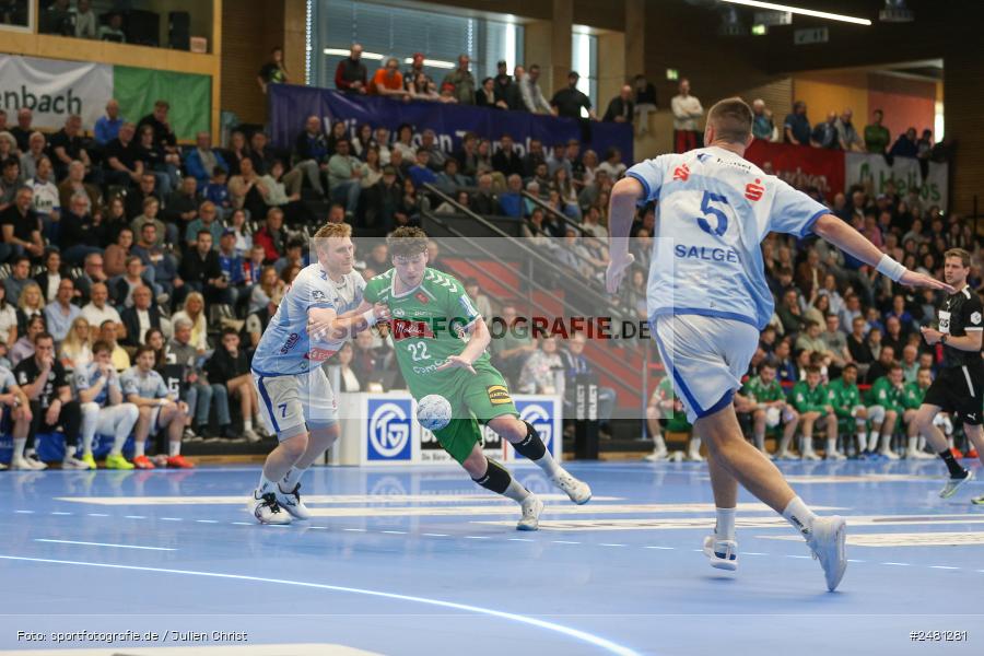 sport, action, Untermainhalle, TVG, TV Großwallstadt, Handball, GWD Minden, GWD, Elsenfeld, 21.04.2025, 2. Handball-Bundesliga, 2. HBL - Bild-ID: 2481281