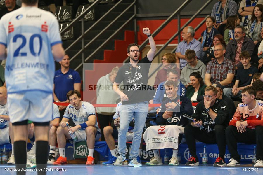 sport, action, Untermainhalle, TVG, TV Großwallstadt, Handball, GWD Minden, GWD, Elsenfeld, 21.04.2025, 2. Handball-Bundesliga, 2. HBL - Bild-ID: 2481304 sport, action, Untermainhalle, TVG, TV Großwallstadt, Handball, GWD Minden, GWD, Elsenfeld, 21.04.2025, 2. Handball-Bundesliga, 2. HBL - Bild-ID: 2481304