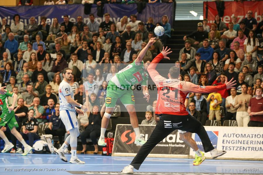 sport, action, Untermainhalle, TVG, TV Großwallstadt, Handball, GWD Minden, GWD, Elsenfeld, 21.04.2025, 2. Handball-Bundesliga, 2. HBL - Bild-ID: 2481321