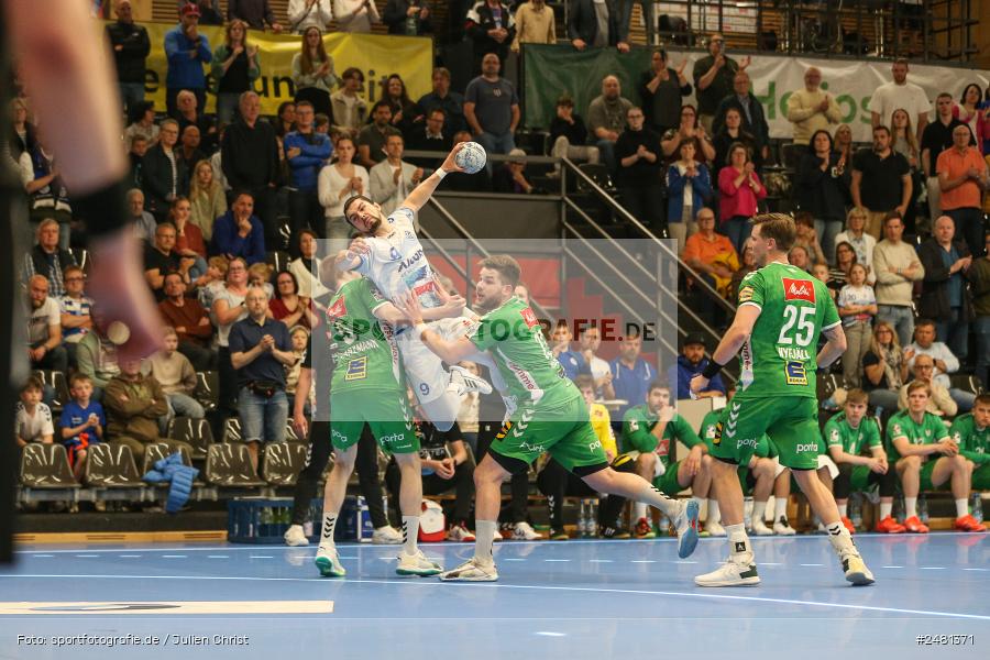sport, action, Untermainhalle, TVG, TV Großwallstadt, Handball, GWD Minden, GWD, Elsenfeld, 21.04.2025, 2. Handball-Bundesliga, 2. HBL - Bild-ID: 2481371 sport, action, Untermainhalle, TVG, TV Großwallstadt, Handball, GWD Minden, GWD, Elsenfeld, 21.04.2025, 2. Handball-Bundesliga, 2. HBL - Bild-ID: 2481371