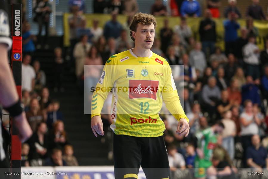 sport, action, Untermainhalle, TVG, TV Großwallstadt, Handball, GWD Minden, GWD, Elsenfeld, 21.04.2025, 2. Handball-Bundesliga, 2. HBL - Bild-ID: 2481377 sport, action, Untermainhalle, TVG, TV Großwallstadt, Handball, GWD Minden, GWD, Elsenfeld, 21.04.2025, 2. Handball-Bundesliga, 2. HBL - Bild-ID: 2481377