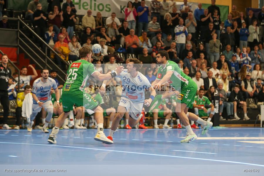 sport, action, Untermainhalle, TVG, TV Großwallstadt, Handball, GWD Minden, GWD, Elsenfeld, 21.04.2025, 2. Handball-Bundesliga, 2. HBL - Bild-ID: 2481392