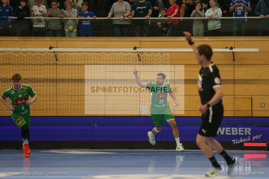 sport, action, Untermainhalle, TVG, TV Großwallstadt, Handball, GWD Minden, GWD, Elsenfeld, 21.04.2025, 2. Handball-Bundesliga, 2. HBL - Bild-ID: 2481394 sport, action, Untermainhalle, TVG, TV Großwallstadt, Handball, GWD Minden, GWD, Elsenfeld, 21.04.2025, 2. Handball-Bundesliga, 2. HBL - Bild-ID: 2481394