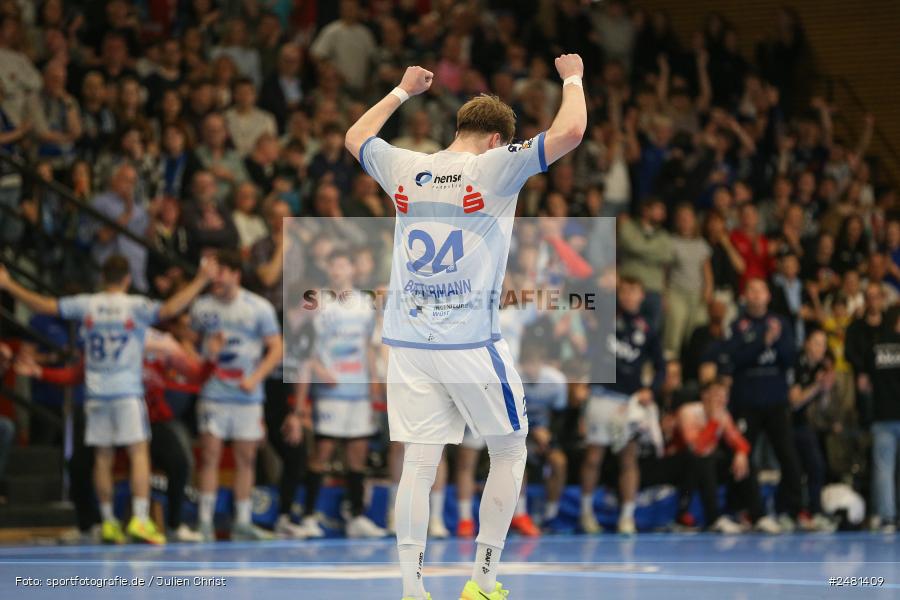 sport, action, Untermainhalle, TVG, TV Großwallstadt, Handball, GWD Minden, GWD, Elsenfeld, 21.04.2025, 2. Handball-Bundesliga, 2. HBL - Bild-ID: 2481409 sport, action, Untermainhalle, TVG, TV Großwallstadt, Handball, GWD Minden, GWD, Elsenfeld, 21.04.2025, 2. Handball-Bundesliga, 2. HBL - Bild-ID: 2481409