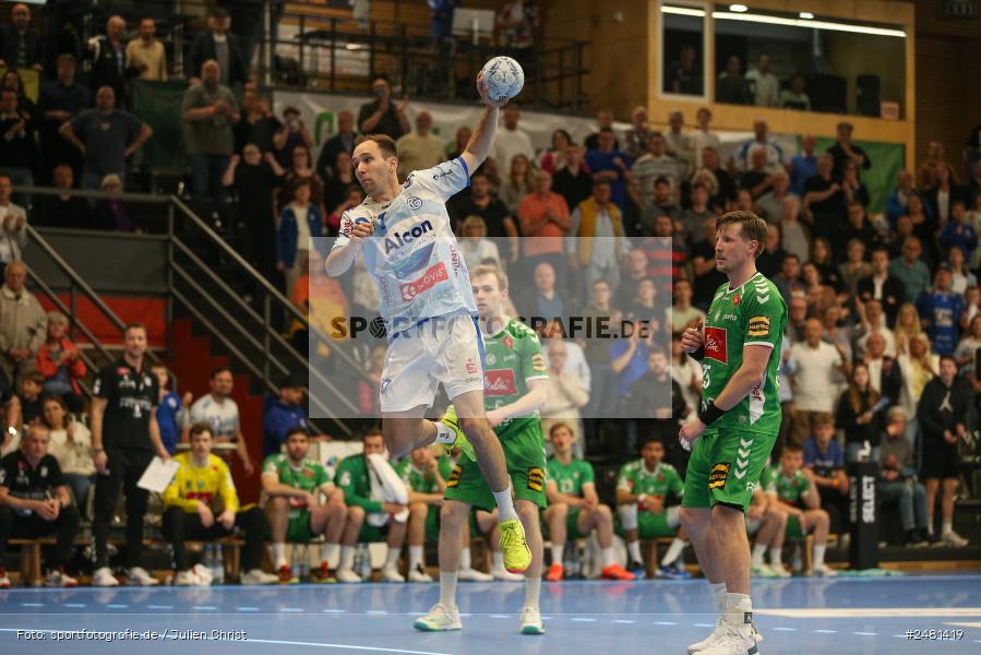 sport, action, Untermainhalle, TVG, TV Großwallstadt, Handball, GWD Minden, GWD, Elsenfeld, 21.04.2025, 2. Handball-Bundesliga, 2. HBL - Bild-ID: 2481419 sport, action, Untermainhalle, TVG, TV Großwallstadt, Handball, GWD Minden, GWD, Elsenfeld, 21.04.2025, 2. Handball-Bundesliga, 2. HBL - Bild-ID: 2481419
