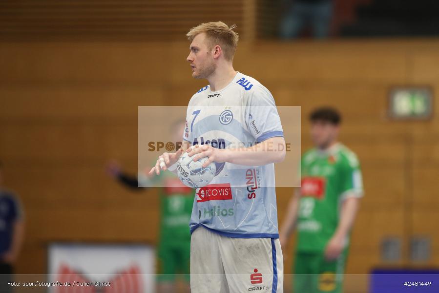 sport, action, Untermainhalle, TVG, TV Großwallstadt, Handball, GWD Minden, GWD, Elsenfeld, 21.04.2025, 2. Handball-Bundesliga, 2. HBL - Bild-ID: 2481449