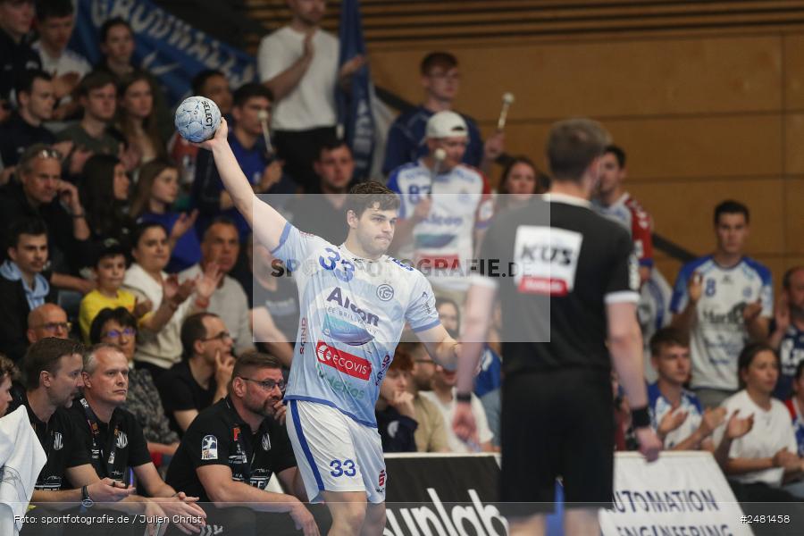 sport, action, Untermainhalle, TVG, TV Großwallstadt, Handball, GWD Minden, GWD, Elsenfeld, 21.04.2025, 2. Handball-Bundesliga, 2. HBL - Bild-ID: 2481458
