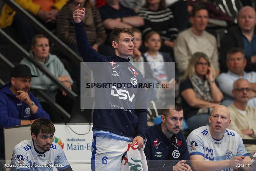 sport, action, Untermainhalle, TVG, TV Großwallstadt, Handball, GWD Minden, GWD, Elsenfeld, 21.04.2025, 2. Handball-Bundesliga, 2. HBL - Bild-ID: 2481474