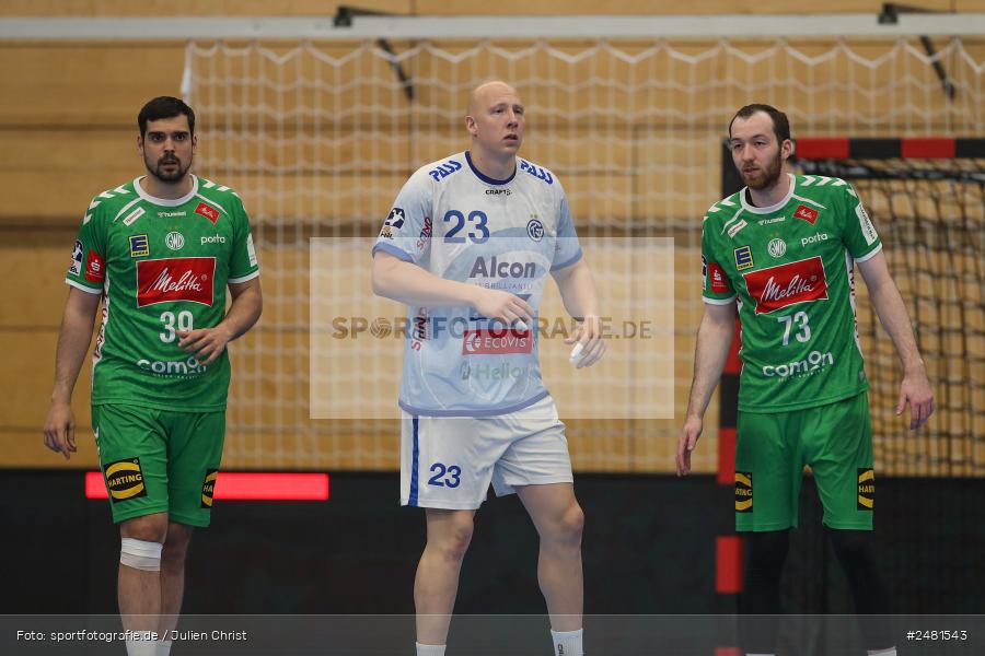 sport, action, Untermainhalle, TVG, TV Großwallstadt, Handball, GWD Minden, GWD, Elsenfeld, 21.04.2025, 2. Handball-Bundesliga, 2. HBL - Bild-ID: 2481543