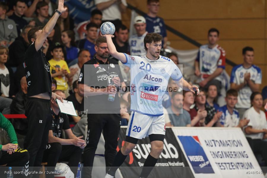 sport, action, Untermainhalle, TVG, TV Großwallstadt, Handball, GWD Minden, GWD, Elsenfeld, 21.04.2025, 2. Handball-Bundesliga, 2. HBL - Bild-ID: 2481545