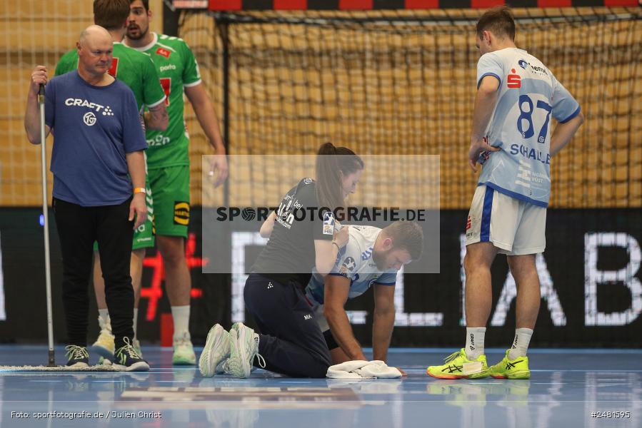 sport, action, Untermainhalle, TVG, TV Großwallstadt, Handball, GWD Minden, GWD, Elsenfeld, 21.04.2025, 2. Handball-Bundesliga, 2. HBL - Bild-ID: 2481595