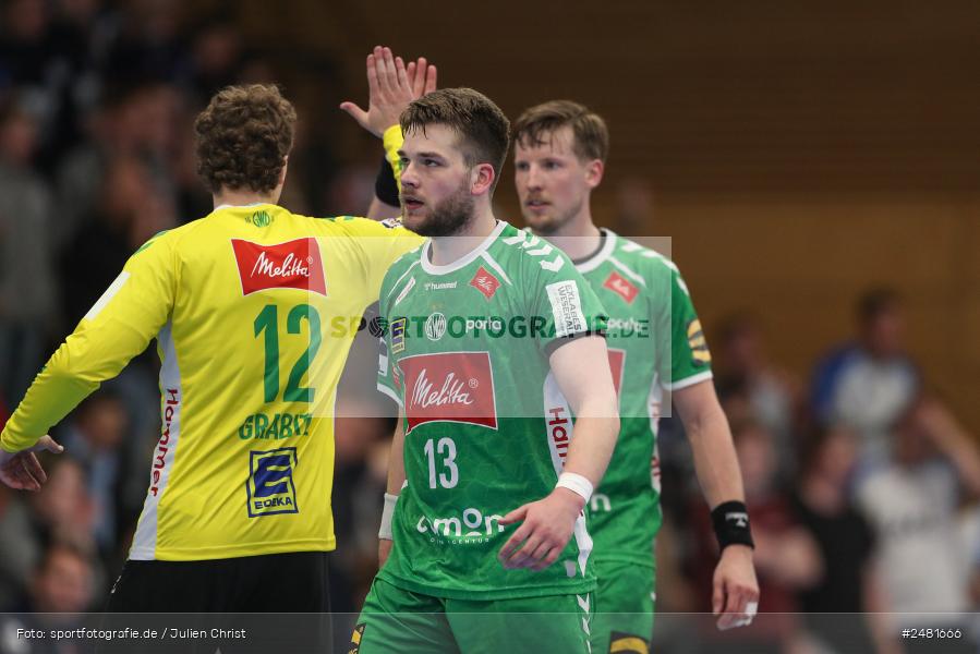 sport, action, Untermainhalle, TVG, TV Großwallstadt, Handball, GWD Minden, GWD, Elsenfeld, 21.04.2025, 2. Handball-Bundesliga, 2. HBL - Bild-ID: 2481666