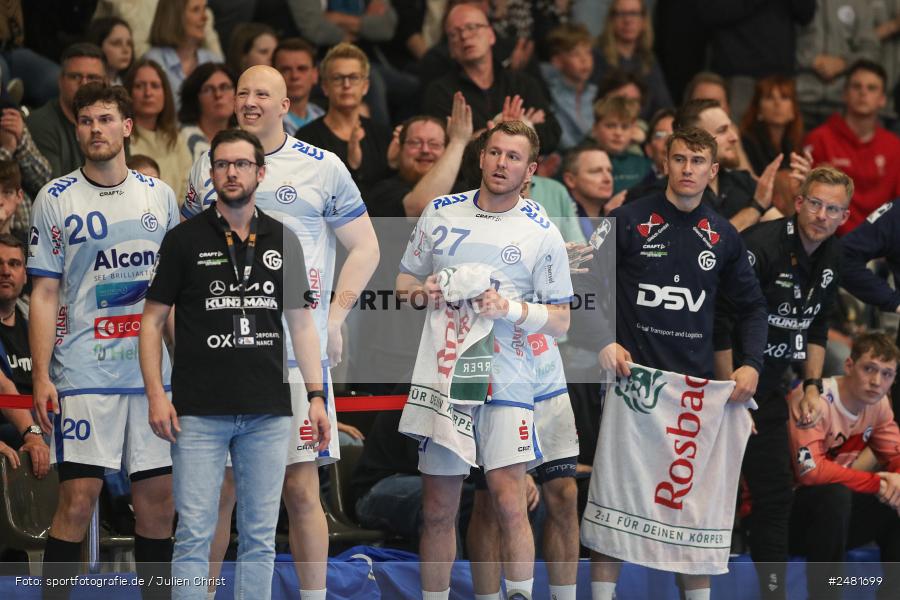 sport, action, Untermainhalle, TVG, TV Großwallstadt, Handball, GWD Minden, GWD, Elsenfeld, 21.04.2025, 2. Handball-Bundesliga, 2. HBL - Bild-ID: 2481699 sport, action, Untermainhalle, TVG, TV Großwallstadt, Handball, GWD Minden, GWD, Elsenfeld, 21.04.2025, 2. Handball-Bundesliga, 2. HBL - Bild-ID: 2481699