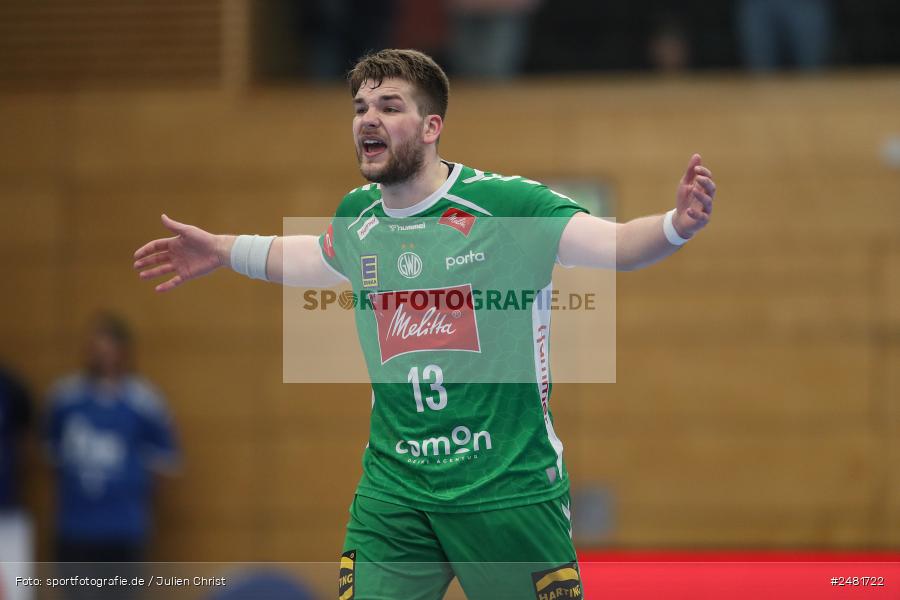 sport, action, Untermainhalle, TVG, TV Großwallstadt, Handball, GWD Minden, GWD, Elsenfeld, 21.04.2025, 2. Handball-Bundesliga, 2. HBL - Bild-ID: 2481722