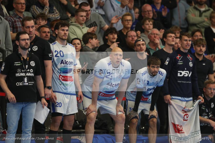 sport, action, Untermainhalle, TVG, TV Großwallstadt, Handball, GWD Minden, GWD, Elsenfeld, 21.04.2025, 2. Handball-Bundesliga, 2. HBL - Bild-ID: 2481729 sport, action, Untermainhalle, TVG, TV Großwallstadt, Handball, GWD Minden, GWD, Elsenfeld, 21.04.2025, 2. Handball-Bundesliga, 2. HBL - Bild-ID: 2481729