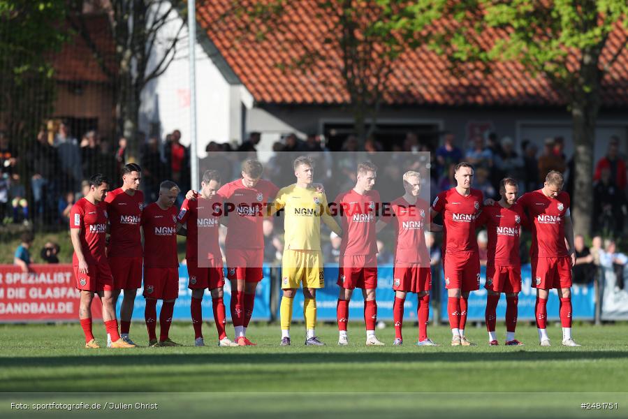 NGN Arena, Aubstadt, 23.04.2025, sport, action, Fussball, BFV, Nachholspieltag, 26. Spieltag, Regionalliga Bayern, FCB, AUB, FC Bayern München II, TSV Aubstadt - Bild-ID: 2481751 NGN Arena, Aubstadt, 23.04.2025, sport, action, Fussball, BFV, Nachholspieltag, 26. Spieltag, Regionalliga Bayern, FCB, AUB, FC Bayern München II, TSV Aubstadt - Bild-ID: 2481751