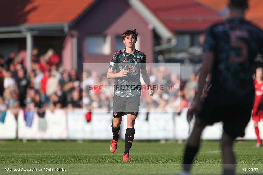 sport, action, TSV Aubstadt, Regionalliga Bayern, Nachholspieltag, NGN Arena, Fussball, FCB, FC Bayern München II, BFV, Aubstadt, AUB, 26. Spieltag, 23.04.2025 - Bild-ID: 2481933