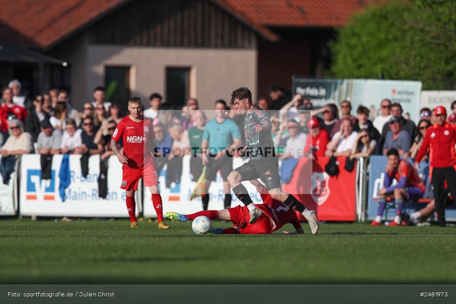 sport, action, TSV Aubstadt, Regionalliga Bayern, Nachholspieltag, NGN Arena, Fussball, FCB, FC Bayern München II, BFV, Aubstadt, AUB, 26. Spieltag, 23.04.2025 - Bild-ID: 2481973 sport, action, TSV Aubstadt, Regionalliga Bayern, Nachholspieltag, NGN Arena, Fussball, FCB, FC Bayern München II, BFV, Aubstadt, AUB, 26. Spieltag, 23.04.2025 - Bild-ID: 2481973