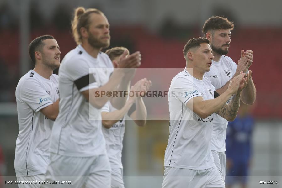 Stadion am Schönbusch, Aschaffenburg, 25.04.2025, sport, action, Fussball, BFV, 31. Spieltag, Regionalliga Bayern, FCS, SVA, 1. FC Schweinfurt 1905, SV Viktoria Aschaffenburg - Bild-ID: 2482273