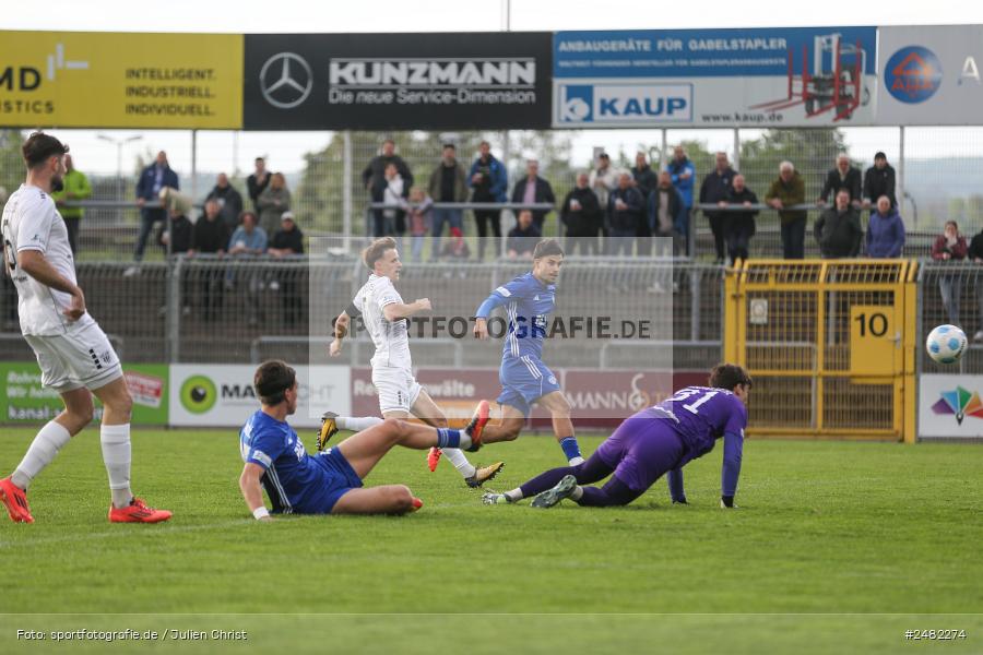 sport, action, Stadion am Schönbusch, SVA, SV Viktoria Aschaffenburg, Regionalliga Bayern, Fussball, FCS, BFV, Aschaffenburg, 31. Spieltag, 25.04.2025, 1. FC Schweinfurt 1905 - Bild-ID: 2482274