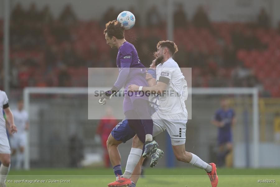 Stadion am Schönbusch, Aschaffenburg, 25.04.2025, sport, action, Fussball, BFV, 31. Spieltag, Regionalliga Bayern, FCS, SVA, 1. FC Schweinfurt 1905, SV Viktoria Aschaffenburg - Bild-ID: 2482275