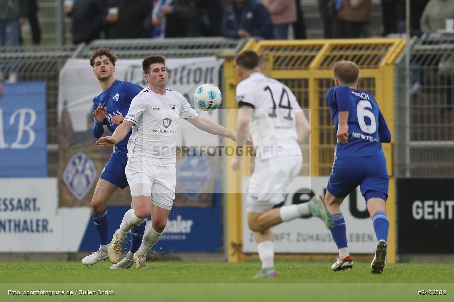 Stadion am Schönbusch, Aschaffenburg, 25.04.2025, sport, action, Fussball, BFV, 31. Spieltag, Regionalliga Bayern, FCS, SVA, 1. FC Schweinfurt 1905, SV Viktoria Aschaffenburg - Bild-ID: 2482302