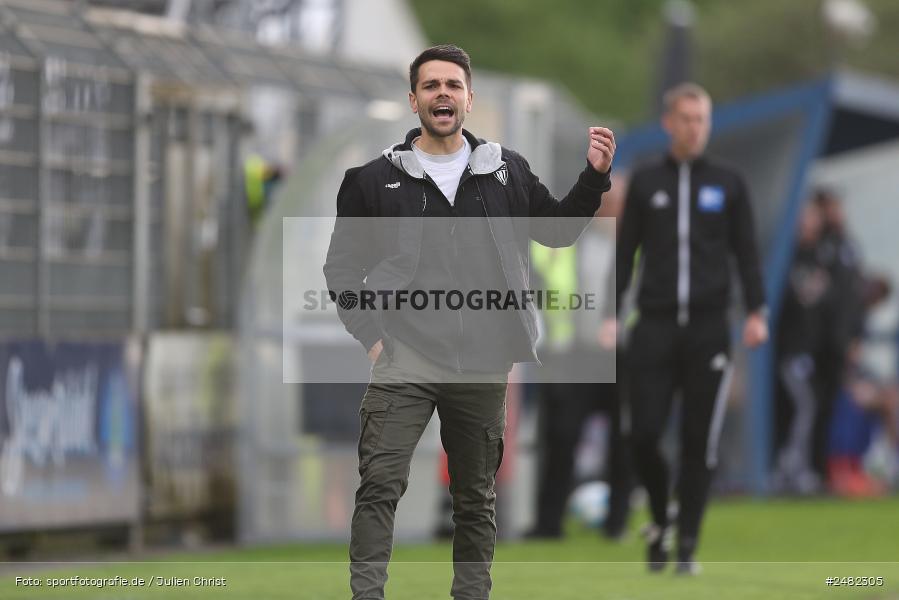 Stadion am Schönbusch, Aschaffenburg, 25.04.2025, sport, action, Fussball, BFV, 31. Spieltag, Regionalliga Bayern, FCS, SVA, 1. FC Schweinfurt 1905, SV Viktoria Aschaffenburg - Bild-ID: 2482305