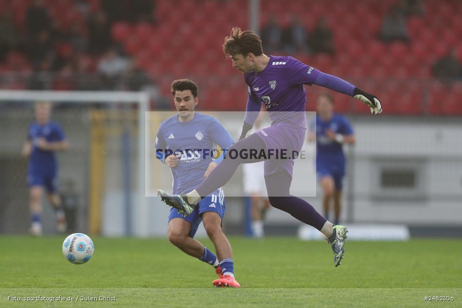 Stadion am Schönbusch, Aschaffenburg, 25.04.2025, sport, action, Fussball, BFV, 31. Spieltag, Regionalliga Bayern, FCS, SVA, 1. FC Schweinfurt 1905, SV Viktoria Aschaffenburg - Bild-ID: 2482306