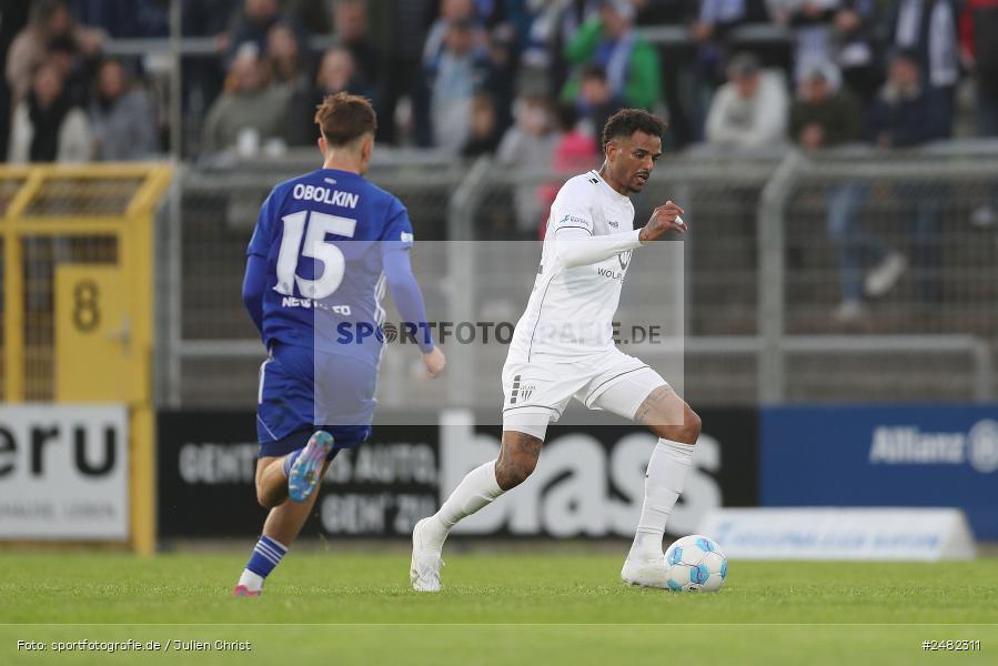 Stadion am Schönbusch, Aschaffenburg, 25.04.2025, sport, action, Fussball, BFV, 31. Spieltag, Regionalliga Bayern, FCS, SVA, 1. FC Schweinfurt 1905, SV Viktoria Aschaffenburg - Bild-ID: 2482311