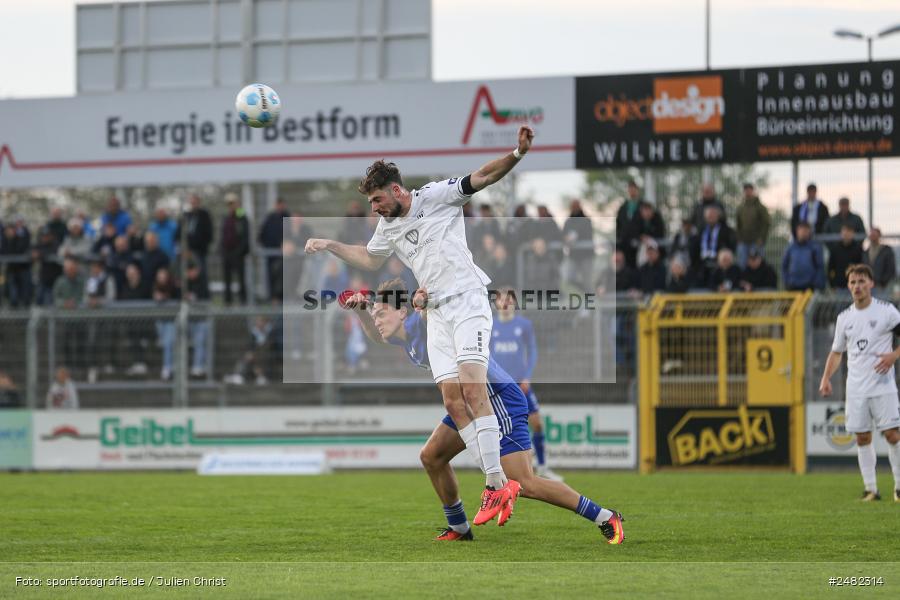 sport, action, Stadion am Schönbusch, SVA, SV Viktoria Aschaffenburg, Regionalliga Bayern, Fussball, FCS, BFV, Aschaffenburg, 31. Spieltag, 25.04.2025, 1. FC Schweinfurt 1905 - Bild-ID: 2482314