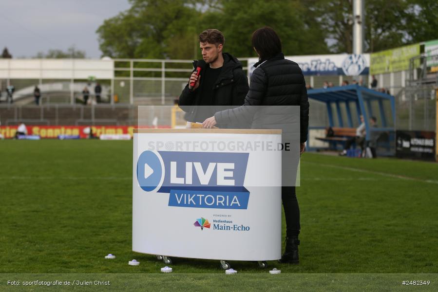 sport, action, Stadion am Schönbusch, SVA, SV Viktoria Aschaffenburg, Regionalliga Bayern, Fussball, FCS, BFV, Aschaffenburg, 31. Spieltag, 25.04.2025, 1. FC Schweinfurt 1905 - Bild-ID: 2482349