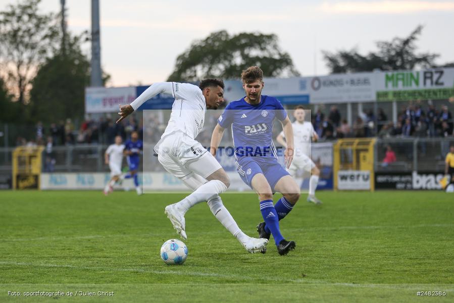 sport, action, Stadion am Schönbusch, SVA, SV Viktoria Aschaffenburg, Regionalliga Bayern, Fussball, FCS, BFV, Aschaffenburg, 31. Spieltag, 25.04.2025, 1. FC Schweinfurt 1905 - Bild-ID: 2482386