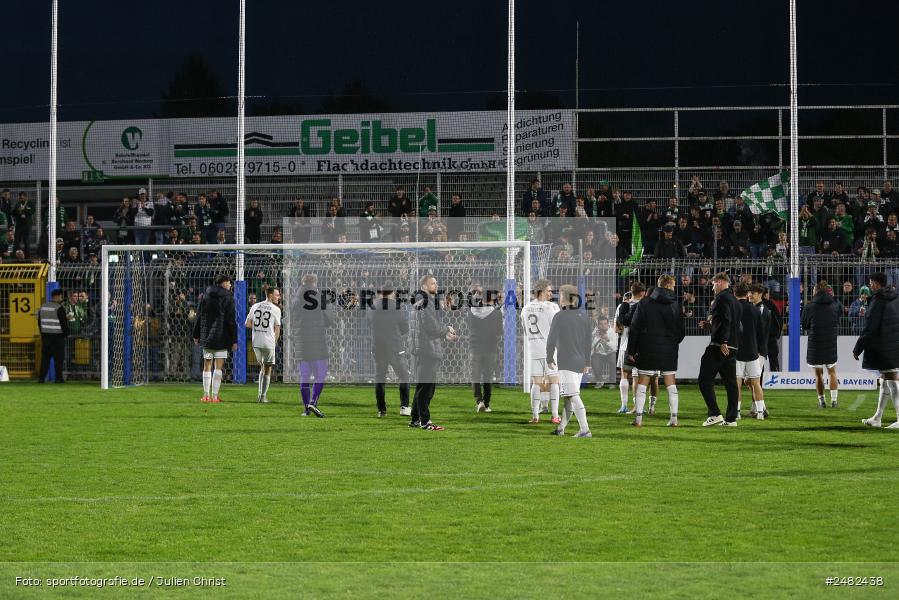 sport, action, Stadion am Schönbusch, SVA, SV Viktoria Aschaffenburg, Regionalliga Bayern, Fussball, FCS, BFV, Aschaffenburg, 31. Spieltag, 25.04.2025, 1. FC Schweinfurt 1905 - Bild-ID: 2482438